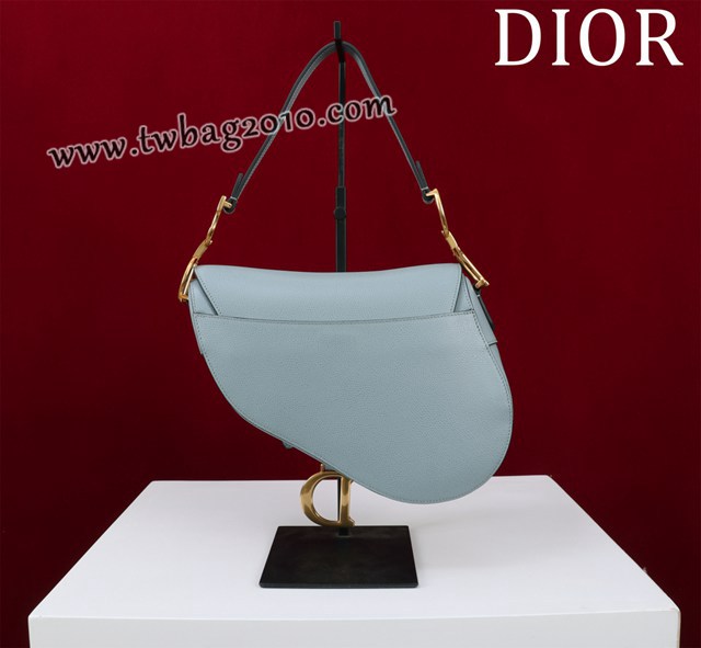 Dior专柜新款迪奥高仿原单长肩带大小号牛皮马鞍包手拎斜挎包 djfk1807